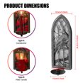 thumbnail image 3 of Juego de 2 Apliques de Pared para Velas de Hierro Gótico AimtoHome, 3 of 8
