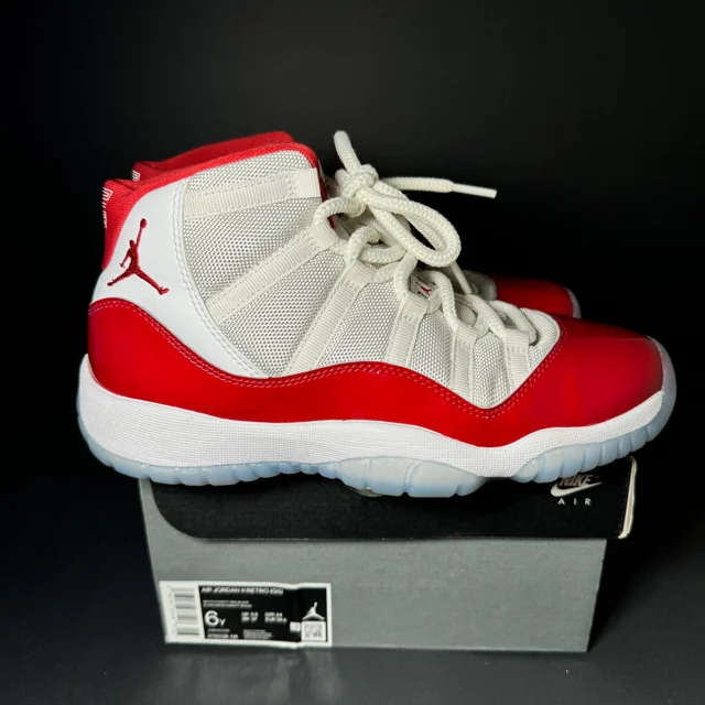 Ni - ke Size 6 - Ni - ke Air Jordan 11 Retro GS Cherry Men's Shoes - Ships Now
