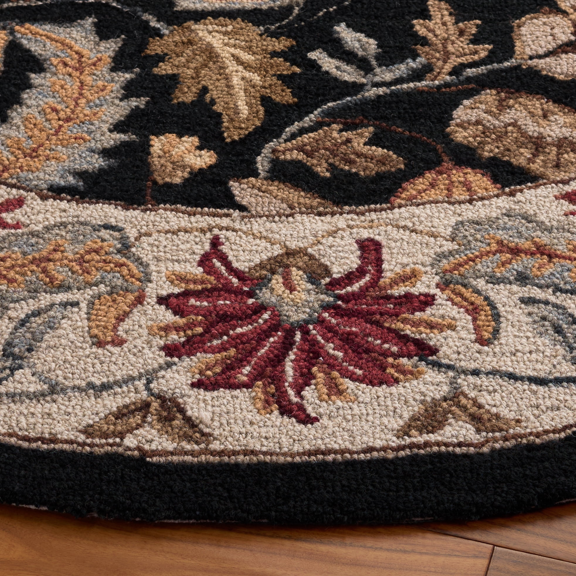 Safavieh Chelsea Alaia Oriental Area Rug, Black, 4'6" x 6'6" Oval