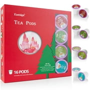 Tea K Cups for Keurig, 16-Count Tea Variety Pack, 4 Flavors Keurig Tea Pods English Breakfast, Jasmine, Earl Grey, Green Tea, Gifts for Christmas