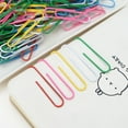 thumbnail image 4 of 22 Colors Paper Clips Set with Notebook Memo Pad Bookmark Binder for Office School Stationary Supplies, 4 of 7