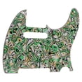 thumbnail image 2 of Práctico protector de placa de arañazos para Guitarra eléctrica de 3 capas Yuyangstore Verde, 2 of 8