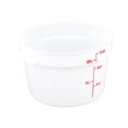 thumbnail image 2 of Cambro RFS12148 12 qt Round Storage Container - Natural White, 2 of 4