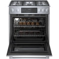 thumbnail image 3 of Bosch Hgi8056uc 800 Series 32" Wide 4.8 Cu. Ft. Slide In Gas Range - Stainless Steel, 3 of 5