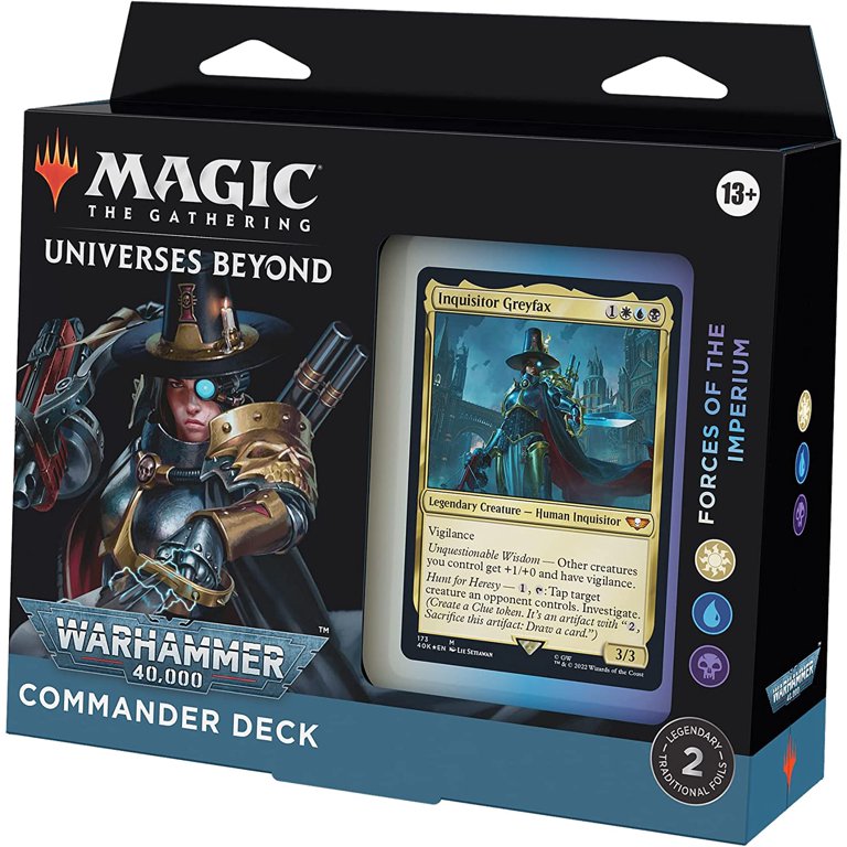 mtg warhammer 40k commander decks walmart Magic: The Gathering Universes Beyond: 40,000 Deck The Ruinous Powers : Toys & Games Magic: The Gathering Universes Beyond