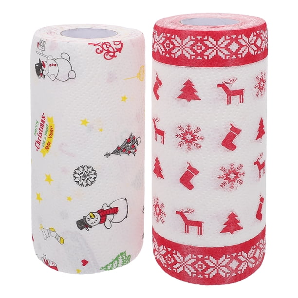 2 rollos de papel antigrasa para freír alimentos, papel para bocadillos navideños, suministros de cocina