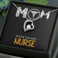 thumbnail image 2 of Mom Nurse Healthcare Medical Worker Nurse Appreciation Forever Necklace w Message Card, 2 of 20