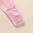 thumbnail image 5 of Women Pink Thongs Babydoll Underwear Nightwear Sexy Lingerie Bra Set Sleepwear, 5 of 5