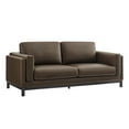 thumbnail image 2 of Modway Roscoe 81 inch Vegan Leather Sofa in Brown, 2 of 10