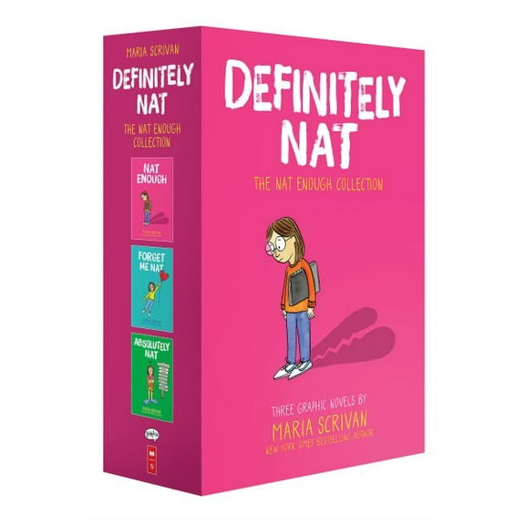 Pre-Owned Definitely Nat: A Graphic Novel Box Set (Nat Enough #1-3) Paperback