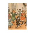 thumbnail image 6 of Yayeee Garden Flag 28" x 40" Double Sided Outdoor Yard Lawn Holiday Decorations, Cats in Party, 6 of 6