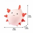 thumbnail image 3 of Chubby Axolotl Squishies, 2.36" Cute Animal Mini Squeeze Balls, Easter Basket Stuffers, Stretchy Squeeze Toys for Birthday Party Gift, Surprise Random 1pc from 3 Colors, 3 of 7