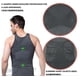 thumbnail image 2 of TRKIYQC Hombres Cuerpo Adelgazamiento Chaleco Pérdida de Peso Color Sólido Cuello Redondo Correr Cintura Espalda Fajas TRKIYQC moderno, 2 of 4