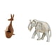 thumbnail image 5 of Figura de de madera tallada a mano, escultura decorativa única para dormitorio, estantería, recuerdo de fiesta, regalo., 5 of 8
