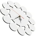 thumbnail image 3 of Miangastore DIY Blank Wall Clock for Heat Transfer White MDF Low Noise Suitable for Any Room Decor 11.8 Inches, 3 of 8