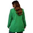 thumbnail image 3 of Blazer con botón en talla extra, modelo 7105 (Verde) verde 38 Roman Fashion Blazer extra 7105, 3 of 6