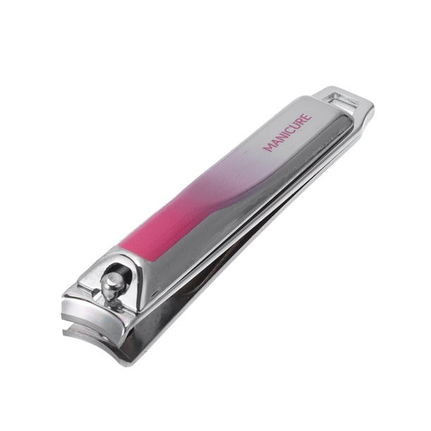 Cortauñas duradero de 1 Pc Unique Bargains, cortauñas para uñas de los pies, rosa degradado