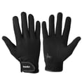 thumbnail image 2 of Guantes De Equitación Guantes de equitación de dedo completo Equipo ecuestre profesional (Negro L), 2 of 7