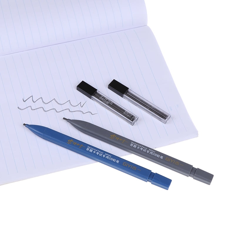 6Pcs  2.0mm Colored Mechanical Pencil Fefill Lead Erasable Student Stationary.ES 