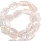 thumbnail image 2 of 1 hilo de perlas: perlas barrocas decorativas y elegantes, espaciadores sueltos, cuentas irregulares de agua dulce para joyería, aretes, collares y pulseras., 2 of 6