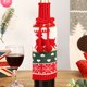 thumbnail image 5 of Matsuzay Cubierta de botella Calcomanía de Navidad Decoración de Navidad Dulce regalo Accesorios para el hogar Adorno de fiesta funcional DIY Prop Kits de decoración para fiestas Patrón de ciervo Matsuzay HA069706-02, 5 of 6