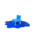 thumbnail image 4 of 40"x40" Vinyl Multi Purpose Mat for Carpets Blue: Child-Friendly, Easy Clean, Indoor Use, 4 of 6