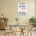 thumbnail image 2 of Stupell Industries Baking My Love Language Canvas Wall Art design by Diane Labombarbe, 20 x 16, 2 of 7
