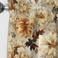 thumbnail image 3 of Designart "Elegance In Rustic Brocade III" Floral Blackout Curtain Panels, 3 of 4