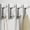 Silver, variant on Wall Hooks for Coat and Towel: 13LB Strong Adhesive Door Hanger Stick on, White 4 Pack