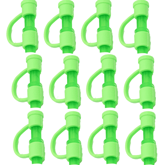 LOVARIA Straw Toppers,Fun and Colorful Straw Covers,BPA-Free Silicone Straw Caps,Perfect Fit for 7-8mm Straws
