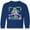 Royal Blue, variant on Inktastic Daytona Beach Florida Cute Swimming Manatee Long Sleeve Youth T-Shirt