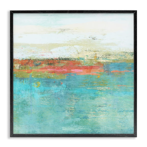 Stupell Industries Contemporary Black Framed Giclee Art, 12 x 12, by Suzanne Nicoll