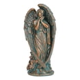 thumbnail image 1 of harayaa Angel Garden Statue Solar Powered Resin Figure Decor Modern Decorative Statuette Copper Color, 1 of 8