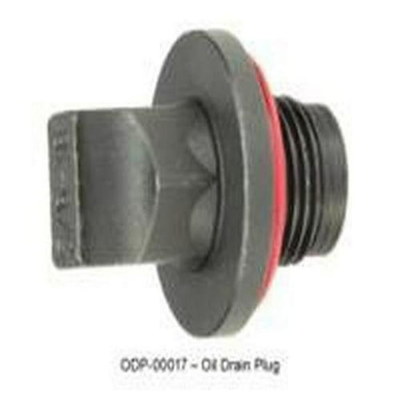 5/8-18 universal style oil drain plug replacement. Bagged plug with gasket.