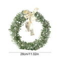 thumbnail image 3 of RuiJiao Christmas Wreath Artificial Plastic Red Gold Decorations, Waterproof Eco-Friendly Holiday Indoor/Outdoor Door Wall Fireplace Decoration, 3 of 6