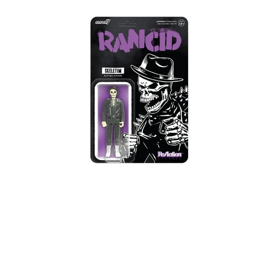 Super7 Rancid Skeletim Time Bomb ReAction Figure 3.75"