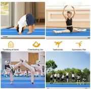 PRIJESSE 20FT×6.6 FT×8 IN Air GYM Track Inflatable Air Tumble Track Gymnastics Tumbling Mat for Home Use/Training/Cheerleading/Water/Yoga Electric Air Pump
