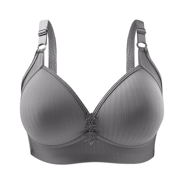 Timegard Bras for Women Wireless Adjustable Strap Full Support Comfort Everyday Bras Seniors Bralettes