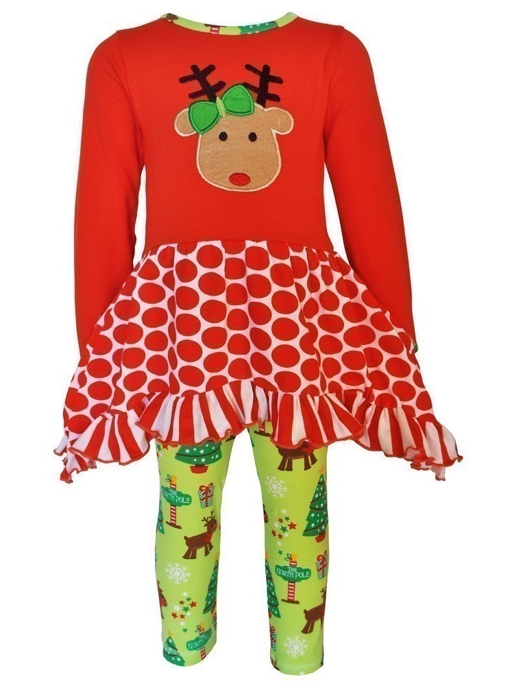 little girls christmas leggings