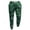 Dark Green, variant on Men's Elastic Waist Drawstring Sweatpants Printed Athletic Jogging Comfy Soft Stylish Casual Trousers Dark Green XL