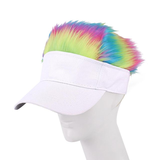 Gorra Con Visera Para El Cabello, Gorra De Béisbol Ajustable Con Arcoíris, Sombrero De Protección Solar Para Exteriores Para Hombres Y Mujeres Kearding AP007980-01