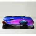 thumbnail image 3 of Galaxy Throw Blanket Outer Space Themed Blanket, Solar System Fleece Blanket for Teens Universe Themed Bedroom Decor Fuzzy Blanket Space Starry Sky Planet Sherpa Blanket 30"x40", 3 of 6
