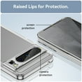 thumbnail image 5 of Feishell Clear Case for Google Pixel 8 Pro 6.7 inch,Shockproof Hybrid Soft TPU Bumper Anti-Scratch Hard Acrylic Back Transparent Slim Phone Case Cover for Google Pixel 8 Pro,Clear, 5 of 8