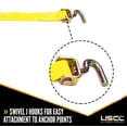 thumbnail image 4 of Wheel Strap with Swivel Hooks and Rubber Blocks – 2 Pack, 4 of 7