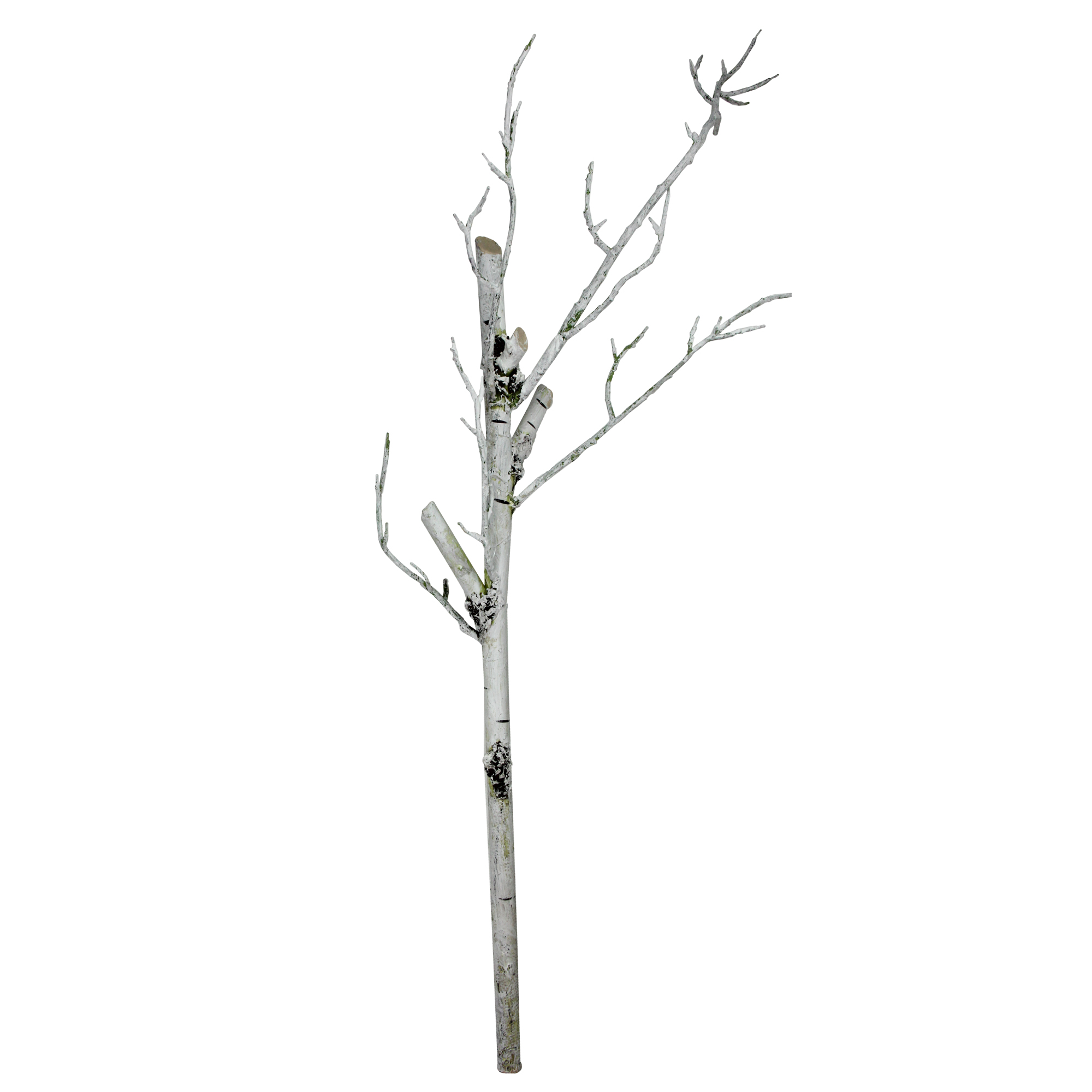 Northlight 38" White Artificial Crafting or Display Birch Tree Trunk