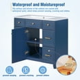 thumbnail image 3 of Bathroom Vanity Cabinet With Single Sink Space-Saving Bathroom Storage Cabinet With Soft Closing Door Drawer, 3 of 6
