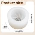 thumbnail image 3 of Clearance Silicone Dumpling Mold, 3 Inch Non-Stick Reusable Steamed Stuffed Bun Shaping Tool, DIY Pastry Maker for Homemade Breakfast, Baozi, Snack, Baking and Traditional Chinese Food Handcrafting, 3 of 6