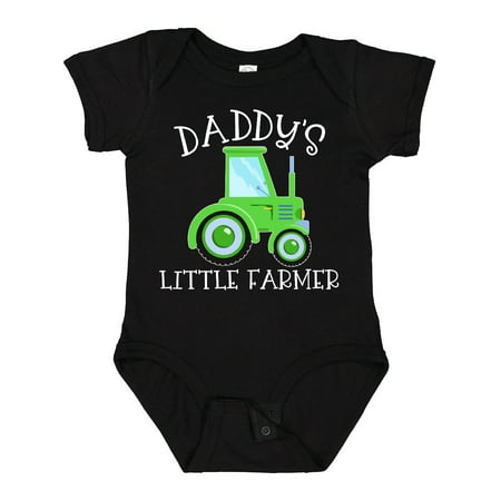 

Inktastic Daddy s Little Farmer- Green Tractor Gift Baby Boy or Baby Girl Bodysuit