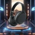 thumbnail image 7 of Headphones Wireless Over-Ear Headphones Head Mounted Wireless Bluetooth Headphones Folding Sports Long Battery Music And Gaming Noise Canceling Headphones Black, 7 of 7