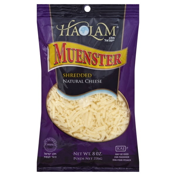 World Cheese Haolam Muenster Shredded Cheese, 8 oz